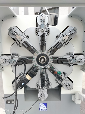 12-14 Asse Automatica Macchina di produzione a molla CNC, Macchina di bobinatura a molla da 1 a 4 mm