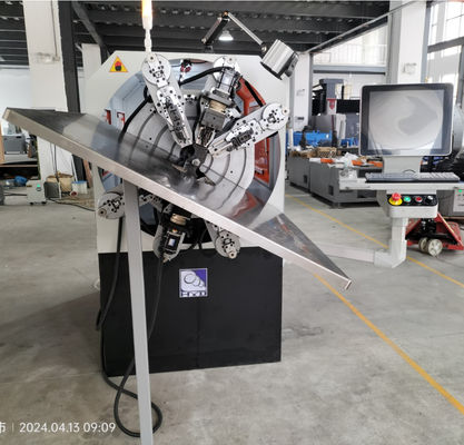 Filo da 0,3 - 2,5 mm che forma macchina multifunzione per la produzione di molle CNC con servoazionamento