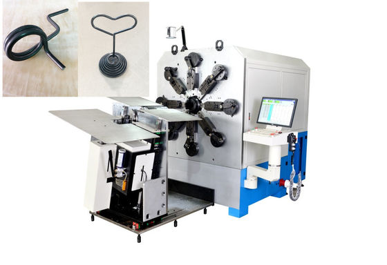 Macchina piegatubi della primavera delle asce di alta velocità dieci con il sistema di controllo di CNC