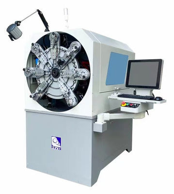 0.3-2.5mm High Efficiency CNC Spring Machine , Multi-function Computer Spring Machine
