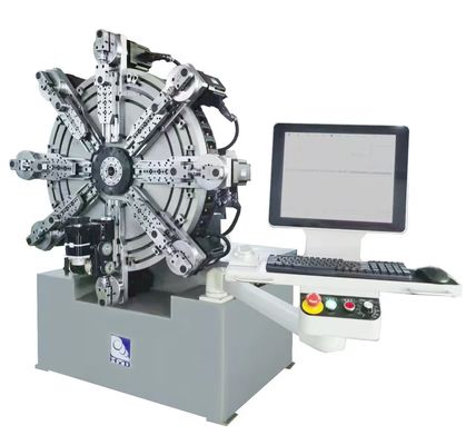 Macchina di produzione di molle a torsione a tensione computerizzata con sistemi a dieci dodici assi