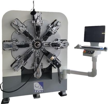 Macchina di bobinatura a molla automatica multifunzione a 12 assi 1-4 mm attrezzatura per la produzione di molle con componente motore di base