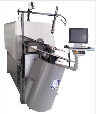 Macchina di piegatura a filo 3D ad alta precisione a 8 assi 2.0-8.0 mm filo rotativo automatico per l'industria automobilistica Motore di metallo metallurgico