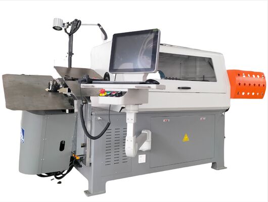 Macchina di piegatura a filo 3D ad alta precisione a 8 assi 2.0-8.0 mm filo rotativo automatico per l'industria automobilistica Motore di metallo metallurgico
