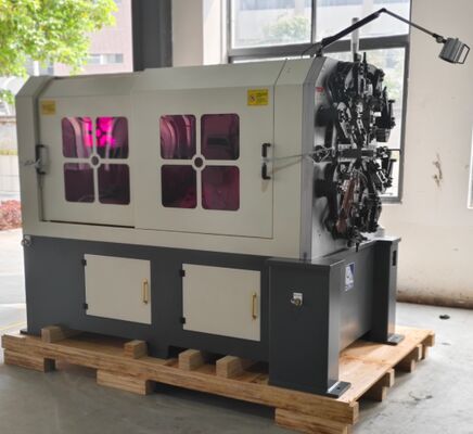 Attrezzatura per la produzione di molle CNC Cam 4.0mm Sanyo Motor CE ISO9001 Sistemi blu