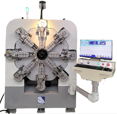 Macchina automatica senza camme della primavera, macchina d'avvolgimento della primavera con dodici asce