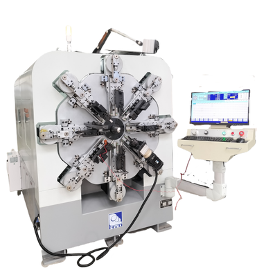 Macchina per la produzione di molle CNC senza camme 1.0-4.0mm Sistemi di formatura filo a 12 assi