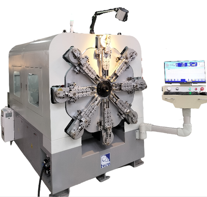 Macchina per la produzione di molle CNC senza camme 1.0-4.0mm Sistemi di formatura filo a 12 assi