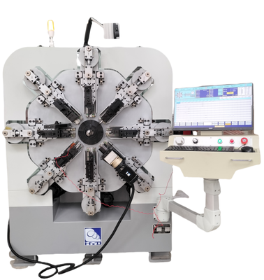 Macchina automatica senza camme della primavera, macchina d'avvolgimento della primavera con dodici asce