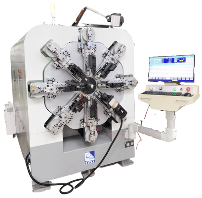 Macchina automatica senza camme della primavera, macchina d'avvolgimento della primavera con dodici asce