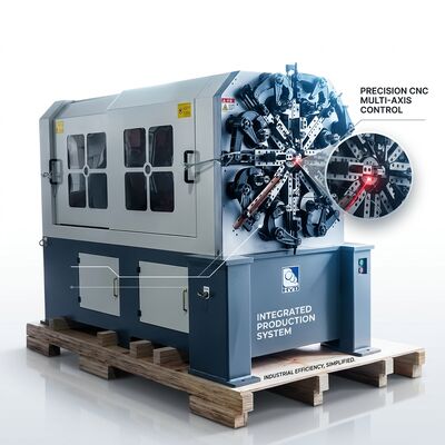 Macchina per molle rotanti CNC a filo a cinque assi Sistema motore giapponese da 1,0 - 4,0 mm