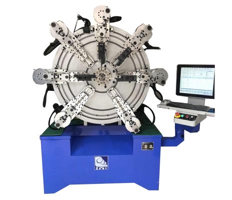 Avvolgitrice per molle di torsione a tensione CNC da 27KW con sistemi a dodici assi