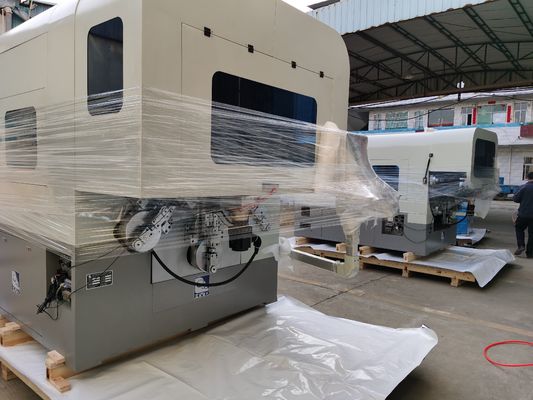 Macchina avvolgitrice per produzione di molle CNC a 14 assi senza camme con formatore rotante a filo