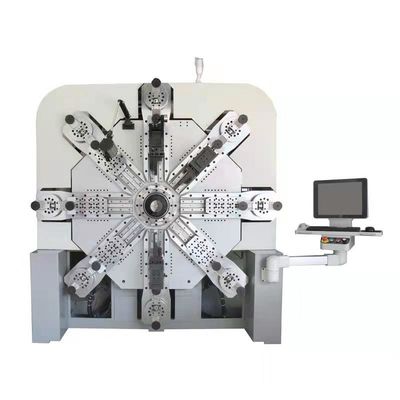 Macchina per la formatura di molle a compressione senza camma con sistema di controllo servo a 12 assi CNC