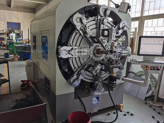 Avvolgitrice multifunzionale a molla CNC con sistemi di bobina di rotazione del filo
