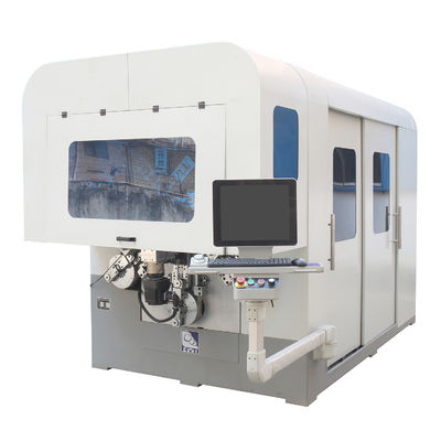 Macchina avvolgitrice per produzione di molle CNC a 14 assi senza camme con formatore rotante a filo