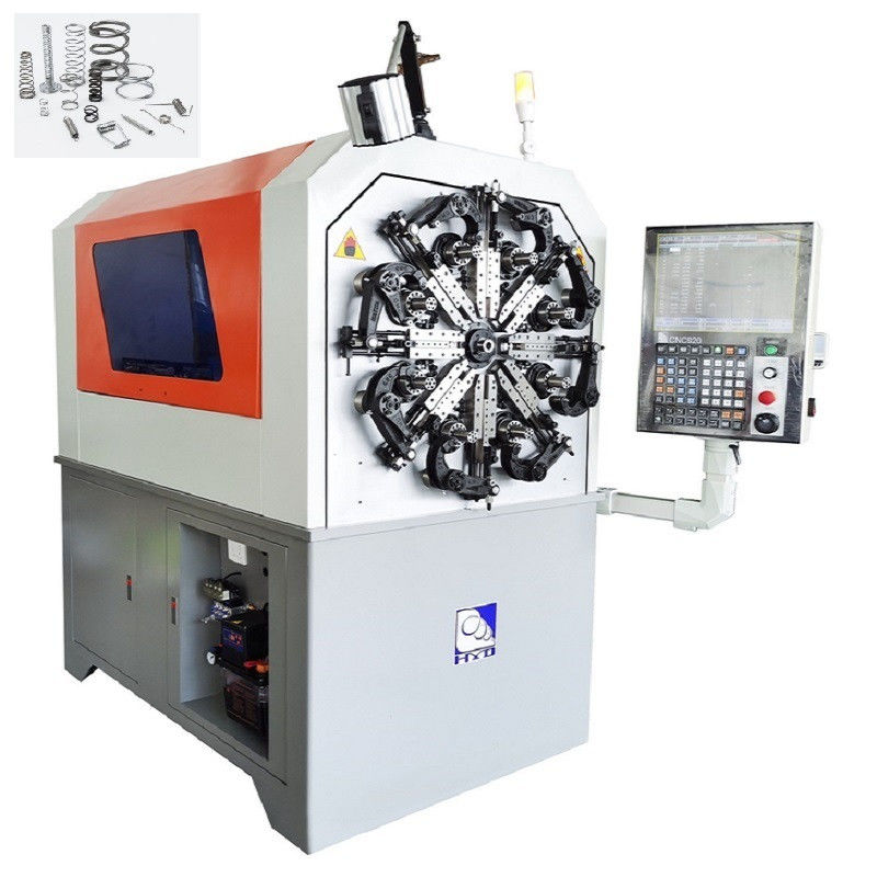 Macchina automatica per la produzione di molle, macchina per la formatura di fili a camme CNC con sistemi rotanti