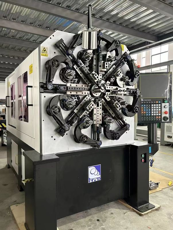 Macchina per formatura di molle CNC a cinque assi HYD-40T-5A che gestisce cavi da 1,0-4,2 mm