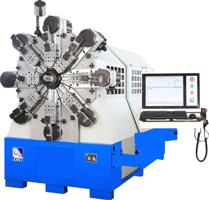 Macchina per molle CNC a quattordici assi massimi da 2,0 mm a 6,0 mm Sistemi di torsione senza camma